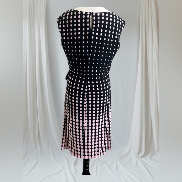 Connected Apparel Black Sheath Dress Bateau Neckline Midi - Picture 2 of 7